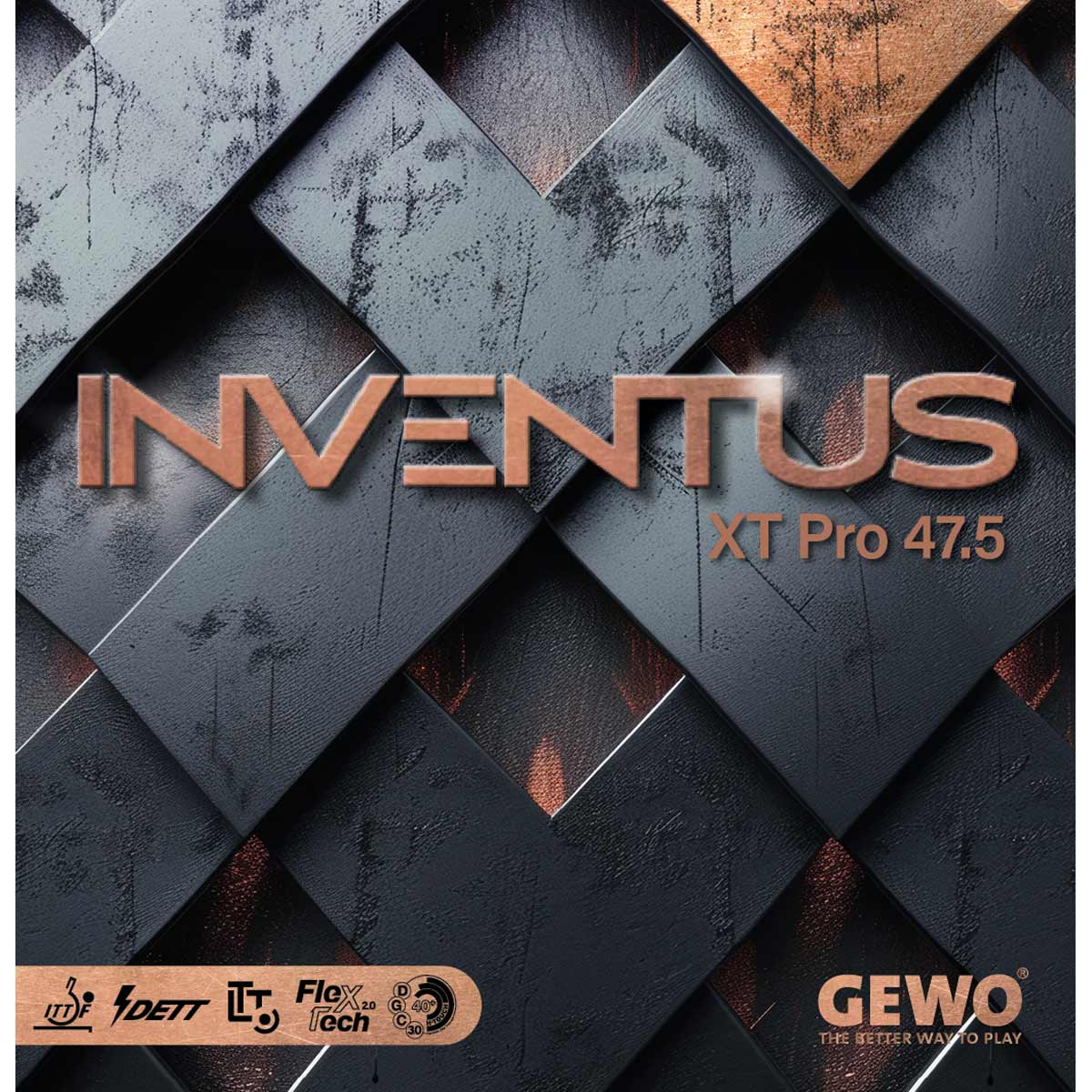 GEWO Belag Inventus XT Pro 47.5 blau 2,3 mm