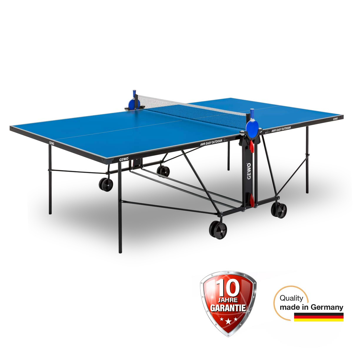 GEWO Tischtennisplatte AWR Easy Outdoor blau